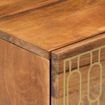 vidaXL Noptieră, 50x33x60 cm, lemn masiv de mango