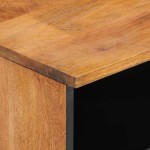 vidaXL Comodă TV, 100x33x46 cm, lemn masiv de mango
