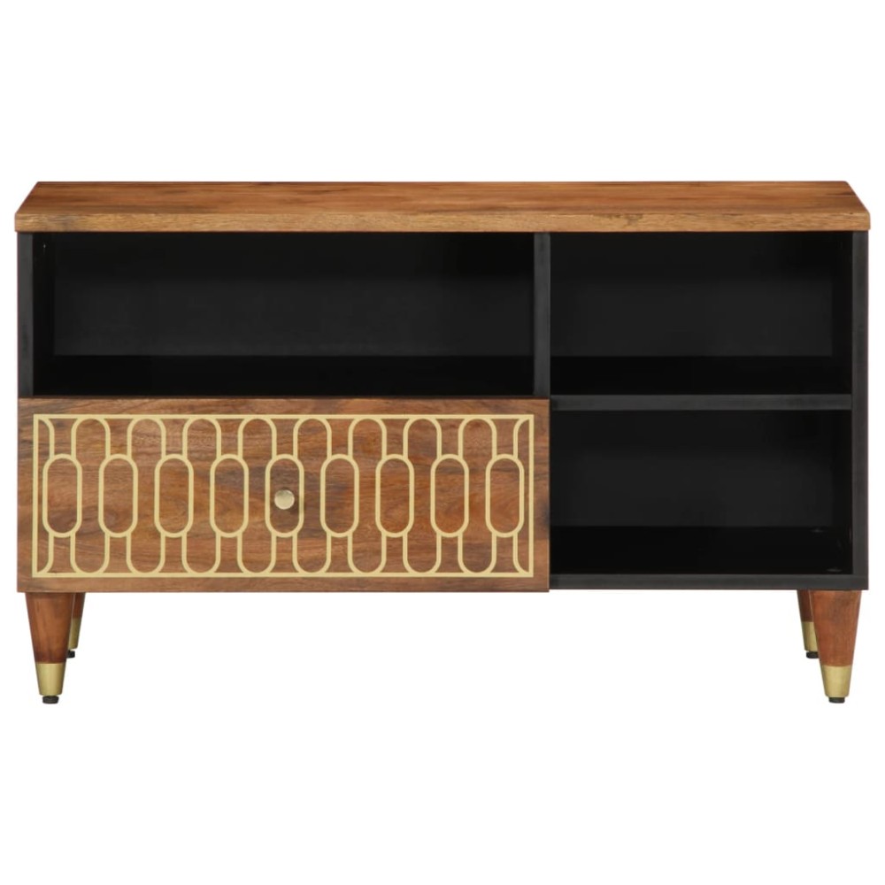 vidaXL Dulap TV, 80x33x46 cm, lemn masiv de mango