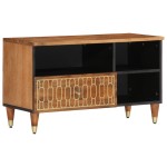 vidaXL Dulap TV, 80x33x46 cm, lemn masiv de mango vidaXL Dulap TV, 80x33x46 cm, lemn masiv de mango