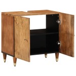 vidaXL Dulap pentru chiuveta de baie, 62x33x58 cm, lemn masiv de mango