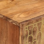 vidaXL Dulap pentru chiuveta de baie, 62x33x58 cm, lemn masiv de mango