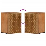 vidaXL Dulap de perete de baie, 38x33x48 cm, lemn masiv de mango