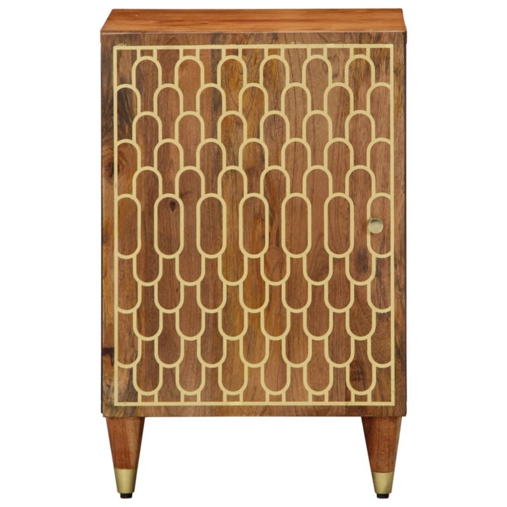vidaXL Dulap de baie, 38x33x58 cm, lemn masiv de mango