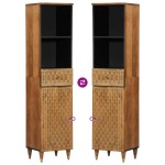 vidaXL Dulap de baie, 38x33x160 cm, lemn masiv de mango