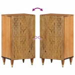 vidaXL Dulap lateral, 40x33x75 cm, lemn masiv de mango