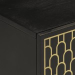 vidaXL Comodă TV, 105x33x46 cm, lemn masiv de mango