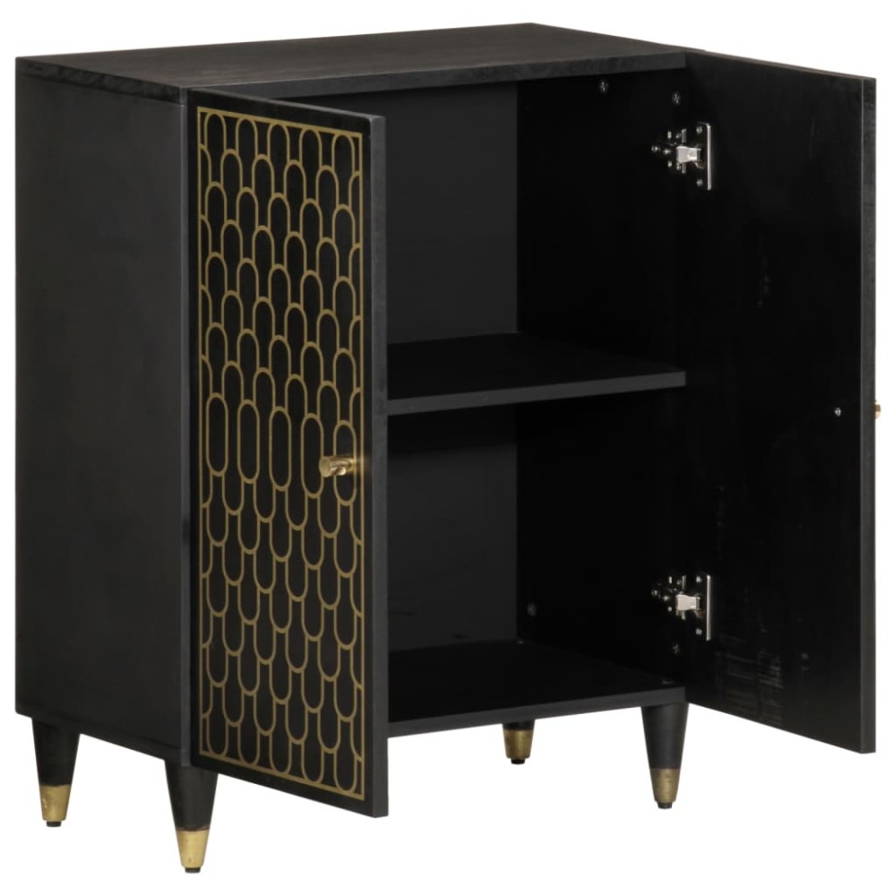 vidaXL Dulap lateral, 60x33x75 cm, lemn masiv de mango