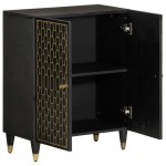 vidaXL Dulap lateral, 60x33x75 cm, lemn masiv de mango