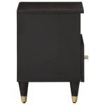 vidaXL Noptiere, 2 buc., 40x33x46 cm, lemn masiv de acacia