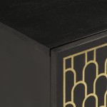 vidaXL Comodă TV, 105x33x46 cm, lemn masiv de mango