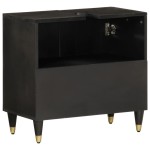 vidaXL Dulap pentru chiuveta de baie, 62x33x58 cm, lemn masiv de mango