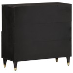 vidaXL Dulap lateral, 80x33x75 cm, lemn masiv de mango
