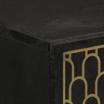 vidaXL Dulap înalt, 60x33x100 cm, lemn masiv de mango