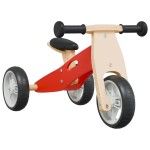 vidaXL Bicicletă de echilibru pentru copii 2 în 1, roșu vidaXL Bicicletă de echilibru pentru copii 2 în 1, roșu