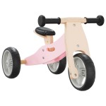vidaXL Bicicletă de echilibru pentru copii 2 în 1, roz vidaXL Bicicletă de echilibru pentru copii 2 în 1, roz