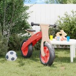 vidaXL Bicicletă echilibru pentru copii, cauciucuri pneumatice, roșu vidaXL Bicicletă echilibru pentru copii, cauciucuri pneumatice, roșu