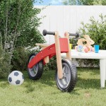 vidaXL Bicicletă de echilibru pentru copii, roșu