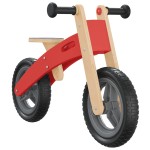 vidaXL Bicicletă de echilibru pentru copii, roșu