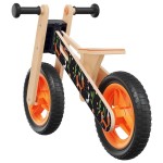 vidaXL Bicicletă de echilibru pentru copii, imprimeu și portocaliu vidaXL Bicicletă de echilibru pentru copii, imprimeu și portocaliu