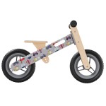 vidaXL Bicicletă de echilibru pentru copii, imprimeu și Gri vidaXL Bicicletă de echilibru pentru copii, imprimeu și Gri