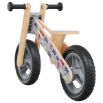 vidaXL Bicicletă de echilibru pentru copii, imprimeu și Gri vidaXL Bicicletă de echilibru pentru copii, imprimeu și Gri