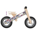 vidaXL Bicicletă de echilibru pentru copii, imprimeu și Gri vidaXL Bicicletă de echilibru pentru copii, imprimeu și Gri