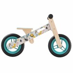 vidaXL Bicicletă de echilibru pentru copii, imprimeu și albastru vidaXL Bicicletă de echilibru pentru copii, imprimeu și albastru
