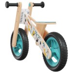 vidaXL Bicicletă de echilibru pentru copii, imprimeu și albastru vidaXL Bicicletă de echilibru pentru copii, imprimeu și albastru