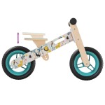 vidaXL Bicicletă de echilibru pentru copii, imprimeu și albastru vidaXL Bicicletă de echilibru pentru copii, imprimeu și albastru