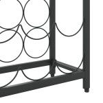 vidaXL Suport sticle vin 27 de sticle, negru 34x18x100 cm fier forjat vidaXL Suport sticle vin 27 de sticle, negru 34x18x100 cm fier forjat