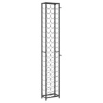 vidaXL Suport sticle vin 57 de sticle, negru 34x18x200 cm fier forjat vidaXL Suport sticle vin 57 de sticle, negru 34x18x200 cm fier forjat