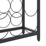 vidaXL Suport sticle vin 57 de sticle, negru 34x18x200 cm fier forjat vidaXL Suport sticle vin 57 de sticle, negru 34x18x200 cm fier forjat