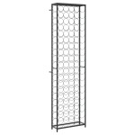 vidaXL Suport sticle vin, 95 de sticle negru 54x18x200 cm fier forjat vidaXL Suport sticle vin, 95 de sticle negru 54x18x200 cm fier forjat