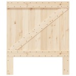 vidaXL Tăblie de pat, 90x104 cm, lemn masiv de pin