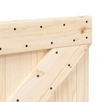 vidaXL Tăblie de pat, 80x104 cm, lemn masiv de pin vidaXL Tăblie de pat, 80x104 cm, lemn masiv de pin