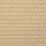 vidaXL Coș de depozitare, bej și alb, Ø38x46 cm, bumbac