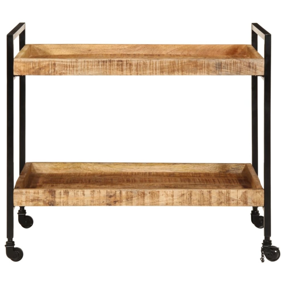 vidaXL Cărucior de bucătărie 80x55x70 cm lemn masiv de mango brut