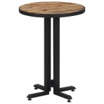 vidaXL Masă de bistro rotundă, Ø55x76 cm, lemn masiv de tec reciclat