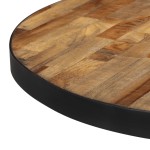 vidaXL Masă de bistro rotundă, Ø55x76 cm, lemn masiv de tec reciclat