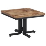 vidaXL Măsuță de cafea, 55x55x40 cm, lemn masiv de tec reciclat