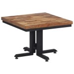 vidaXL Măsuță de cafea, 55x55x40 cm, lemn masiv de tec reciclat
