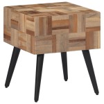 vidaXL Masă laterală, 40x40x45 cm, lemn masiv de tec reciclat vidaXL Masă laterală, 40x40x45 cm, lemn masiv de tec reciclat