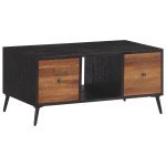 vidaXL Măsuță de cafea, 90x50x41 cm, lemn masiv de tec reciclat vidaXL Măsuță de cafea, 90x50x41 cm, lemn masiv de tec reciclat