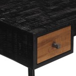 vidaXL Birou, 117x56,5x75 cm, lemn masiv de tec reciclat vidaXL Birou, 117x56,5x75 cm, lemn masiv de tec reciclat