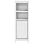 vidaXL Dulap de baie BERG, alb, 40x34x110 cm, lemn masiv de pin vidaXL Dulap de baie BERG, alb, 40x34x110 cm, lemn masiv de pin