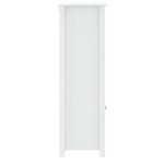 vidaXL Dulap de baie BERG, alb, 40x34x110 cm, lemn masiv de pin vidaXL Dulap de baie BERG, alb, 40x34x110 cm, lemn masiv de pin