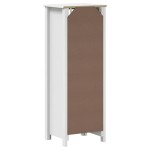vidaXL Dulap de baie BERG, alb, 40x34x110 cm, lemn masiv de pin vidaXL Dulap de baie BERG, alb, 40x34x110 cm, lemn masiv de pin