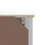 vidaXL Dulap de baie BERG, alb, 40x34x110 cm, lemn masiv de pin vidaXL Dulap de baie BERG, alb, 40x34x110 cm, lemn masiv de pin