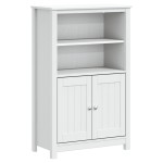 vidaXL Dulap de baie BERG, alb, 69,5x34x110 cm, lemn masiv de pin vidaXL Dulap de baie BERG, alb, 69,5x34x110 cm, lemn masiv de pin